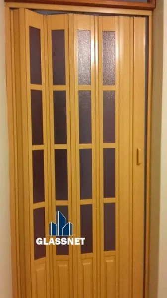 puertas plegables color pino
